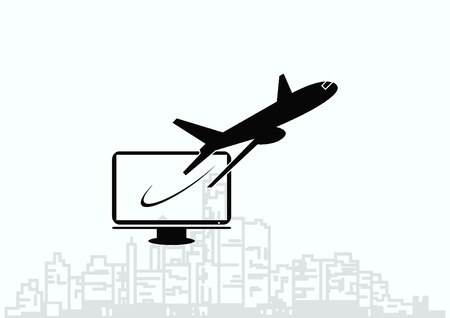 Aircraft iconのイラスト素材