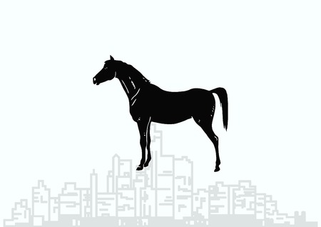 Horse icon. vector illustration.のイラスト素材