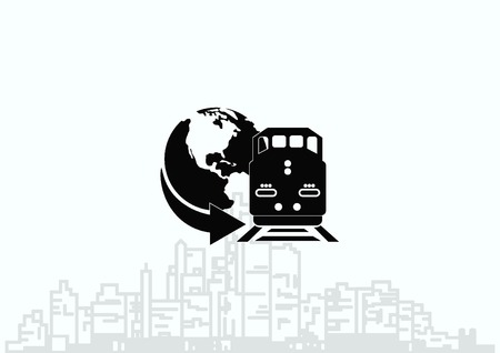 Freight train iconのイラスト素材