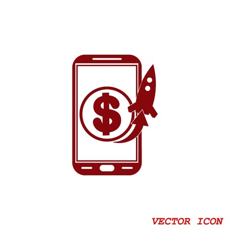 Internet banking icon.のイラスト素材