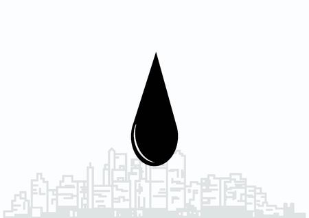 Droplet iconのイラスト素材