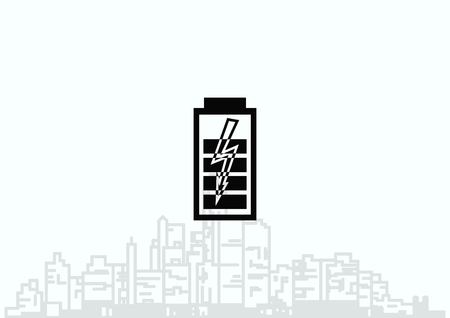 Battery, charging iconのイラスト素材