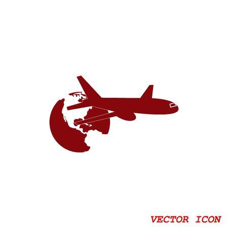 Aircraft iconのイラスト素材