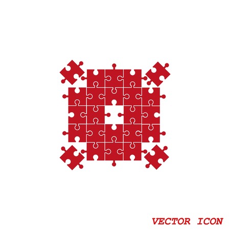Puzzle iconのイラスト素材