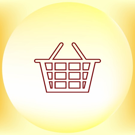 Shopping trolley, cart iconのイラスト素材