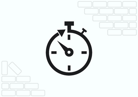 Clock iconのイラスト素材