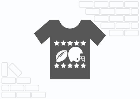 Equipment  American Football And Rugby iconのイラスト素材