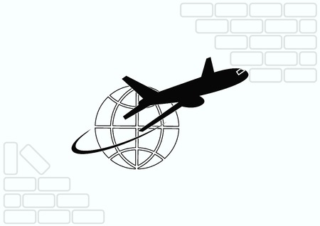 Aircraft iconのイラスト素材