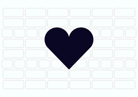 Human heart, Love  iconのイラスト素材