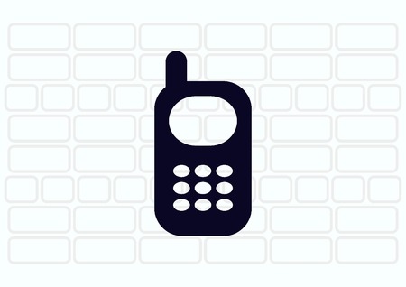 Phone talk iconのイラスト素材