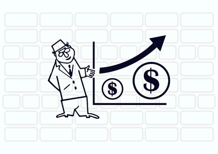 Business strategy icon, business concept icon, vector illustration.のイラスト素材