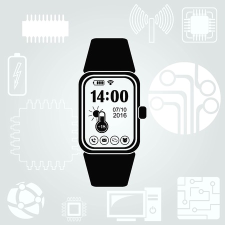 Clock iconのイラスト素材