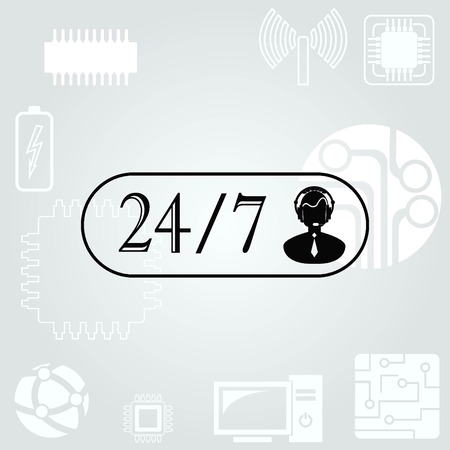 Clock iconのイラスト素材