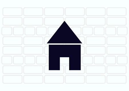 house icon, vector illustration.のイラスト素材