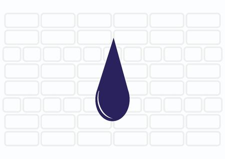 Droplet iconのイラスト素材