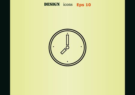 Clock iconのイラスト素材