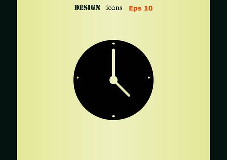 Clock iconのイラスト素材