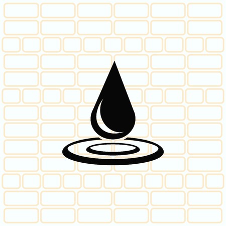 Droplet iconのイラスト素材