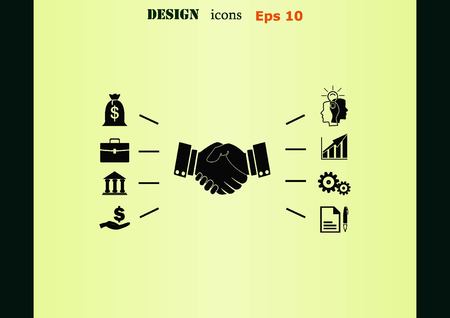 Business strategy icon, business concept icon, vector illustration.のイラスト素材