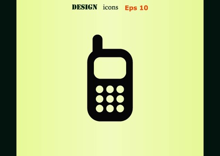 Phone talk iconのイラスト素材