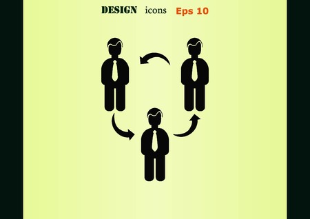 Business strategy icon, business concept icon, vector illustration.のイラスト素材