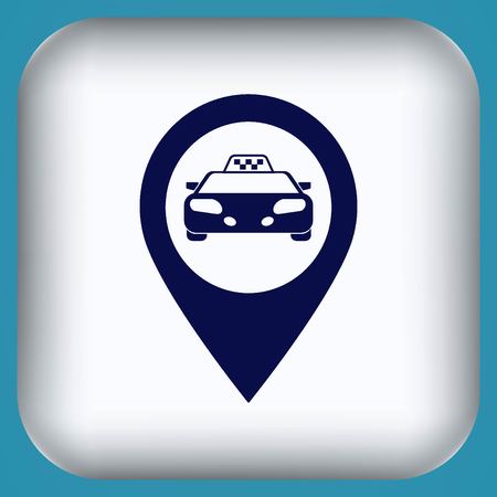 Taxi iconのイラスト素材