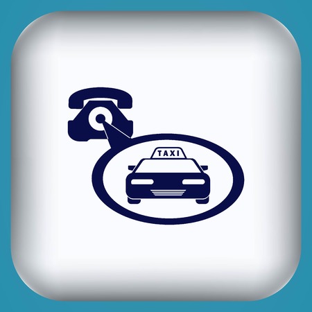 Taxi iconのイラスト素材