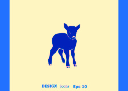 Vector illustration of a goat. Mountain argali.のイラスト素材