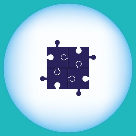 Puzzle iconのイラスト素材