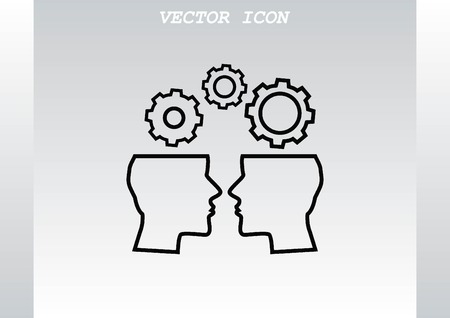 Business strategy icon, business concept icon, vector illustration.のイラスト素材