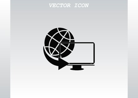 Globe iconのイラスト素材