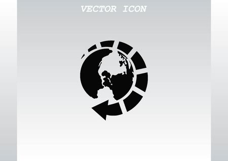 Globe iconのイラスト素材