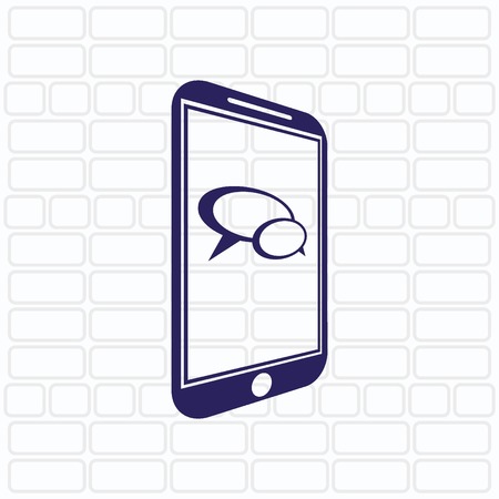 Speech bubbles icon vector iconのイラスト素材