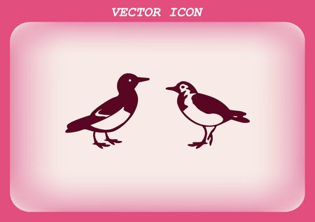 Bird icon. vector illustration.のイラスト素材