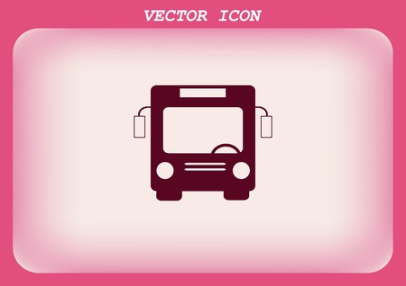 Bus iconのイラスト素材