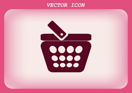 Shopping trolley, cart icon, On line sale iconのイラスト素材