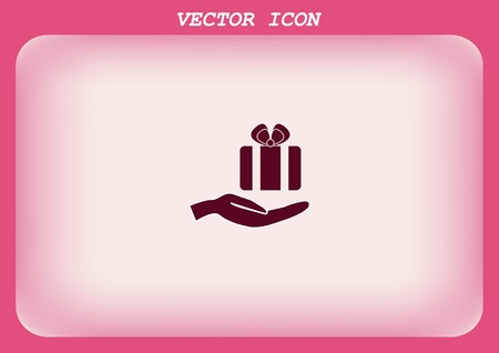 Present icon.のイラスト素材