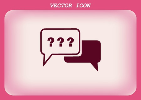 faq icon, question icon.のイラスト素材