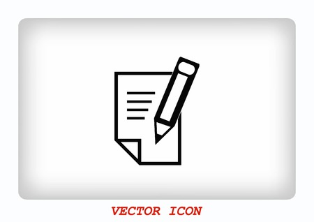 Pencil writing icon.のイラスト素材