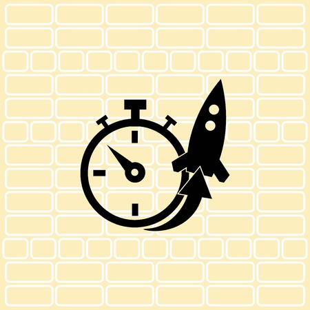 Watch stopwatch iconのイラスト素材