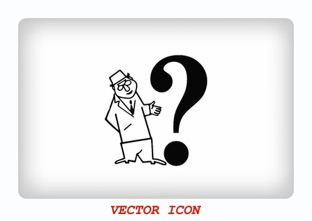 faq icon, question icon.のイラスト素材