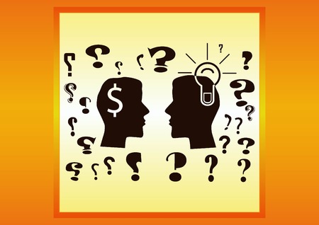 faq icon, question icon.のイラスト素材