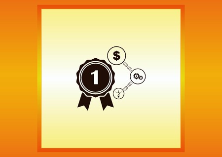 Business strategy icon, business concept icon, vector illustration.のイラスト素材