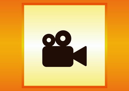 Video icon, vector illustrationのイラスト素材