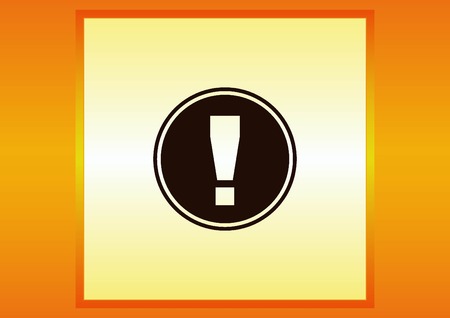 Exclamation danger signのイラスト素材
