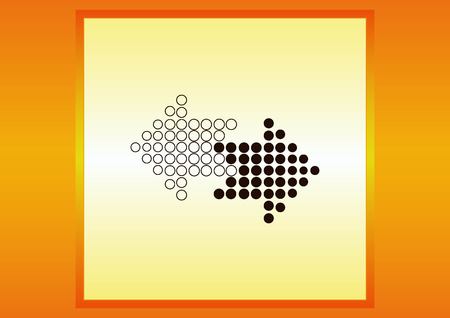 Arrow indicates the direction iconのイラスト素材