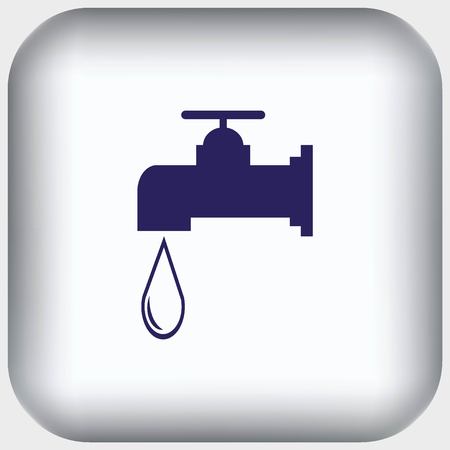 Droplet iconのイラスト素材