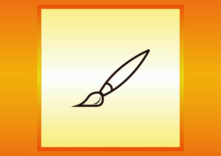 brush iconのイラスト素材