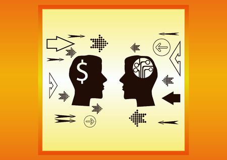 Business strategy icon, business concept icon, vector illustration.のイラスト素材