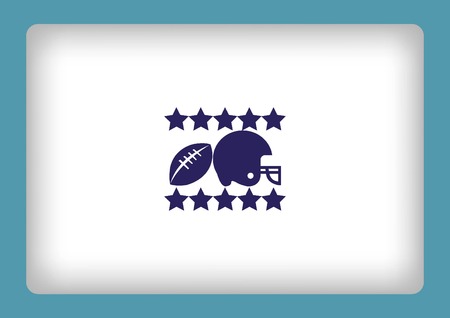 Equipment  American Football And Rugby iconのイラスト素材